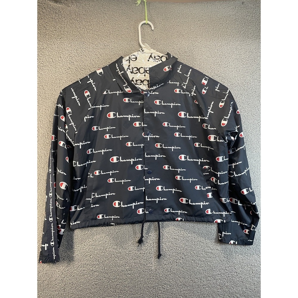 Champion Mens Raincoat‎ Windbreaker  Jacket Size 2XL  Button Up